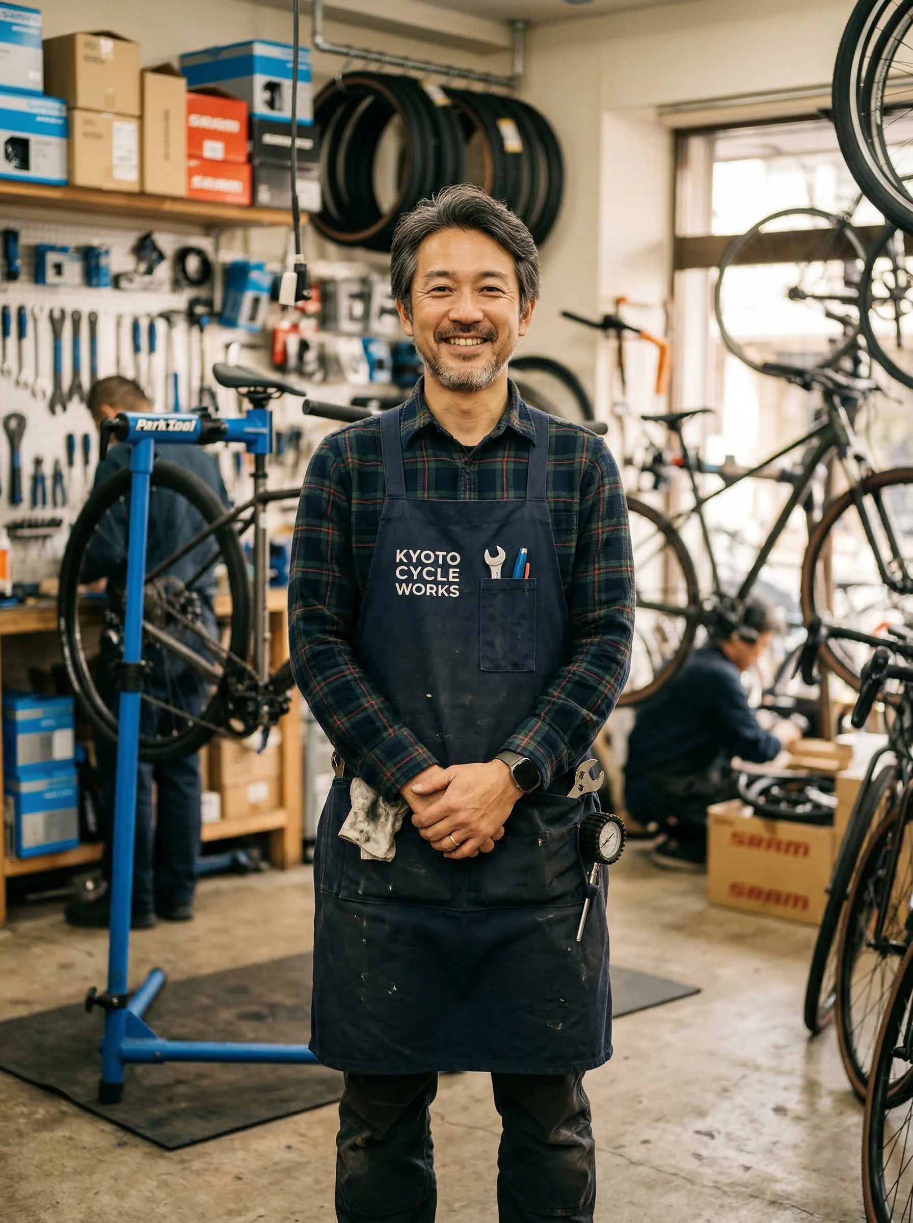 Takumi Sato, lead mechanic at novacrysentia.com workshop